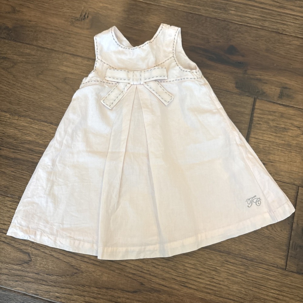 Tartine et Chocolat 18m Pink Sleeveless Dress TC Monogram Poetic French Luxury